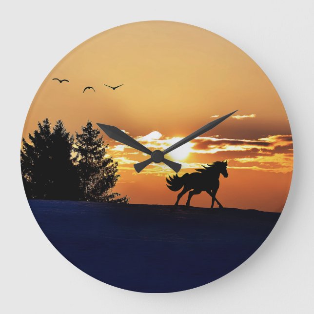 Reloj Redondo Grande Salida del sol (Anverso)