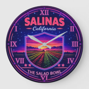 Reloj Redondo Grande Salinas California Farmland
