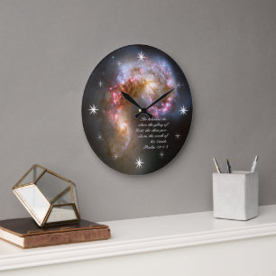 Reloj Redondo Grande Salmos 19 Inspiradores