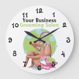 Reloj Redondo Grande Salones Y Burbujas Personalizados