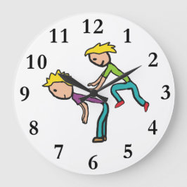 Reloj Redondo Grande Salto