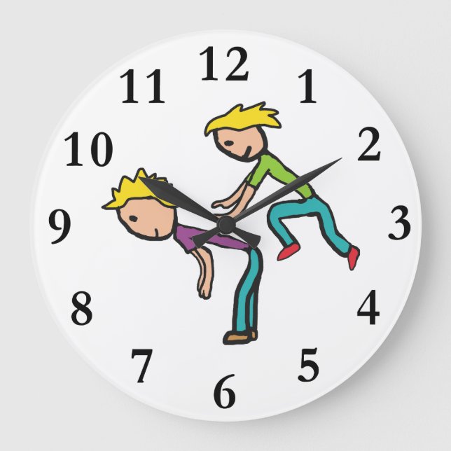 Reloj Redondo Grande Salto (Anverso)