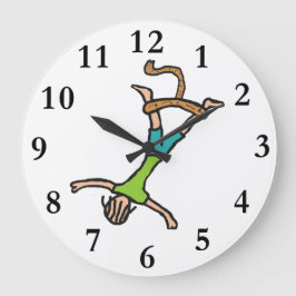 Reloj Redondo Grande Salto de Bungee