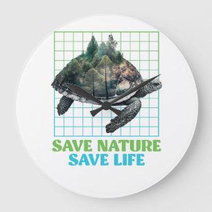 Reloj Redondo Grande Salvar Naturaleza especies protegidas Entorno Copi