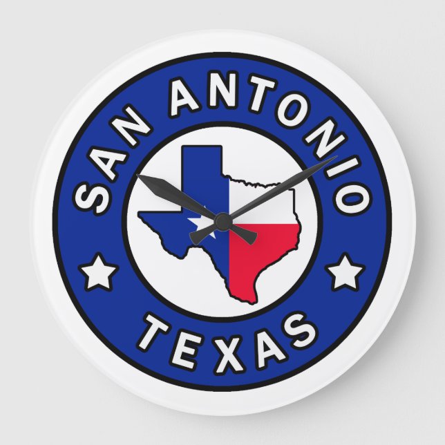 Reloj Redondo Grande San Antonio Texas (Anverso)