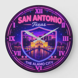 Reloj Redondo Grande San Antonio Texas Landmark