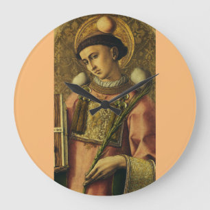 Reloj Redondo Grande San Esteban el Protomártir Iconografía del Arte Fi