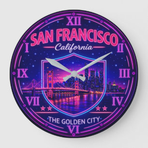 Reloj Redondo Grande San Francisco California Golden Gate