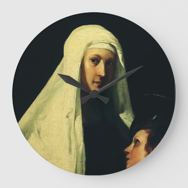 Reloj Redondo Grande San Francisco de Roma por Giovanni Antonio Galli (Anverso)