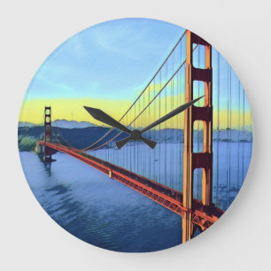 Reloj Redondo Grande San Francisco - Puerta GOLDEN - Puente