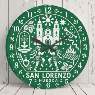 Reloj Redondo Grande San Lorenzo Huesca