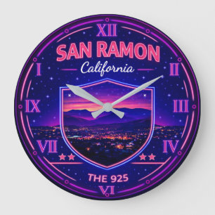 Reloj Redondo Grande San Ramon California Valley Lights
