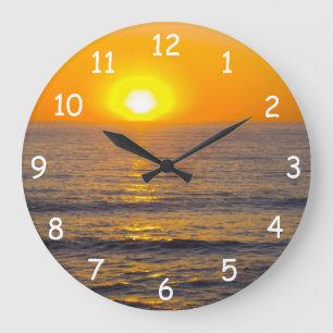 Reloj Redondo Grande San Simeon Sunset 5