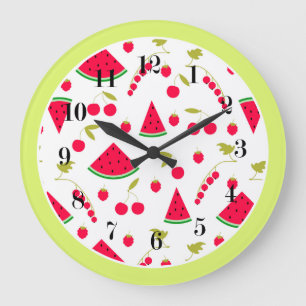 Reloj Redondo Grande sandía
