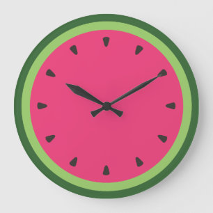 Reloj Redondo Grande sandía