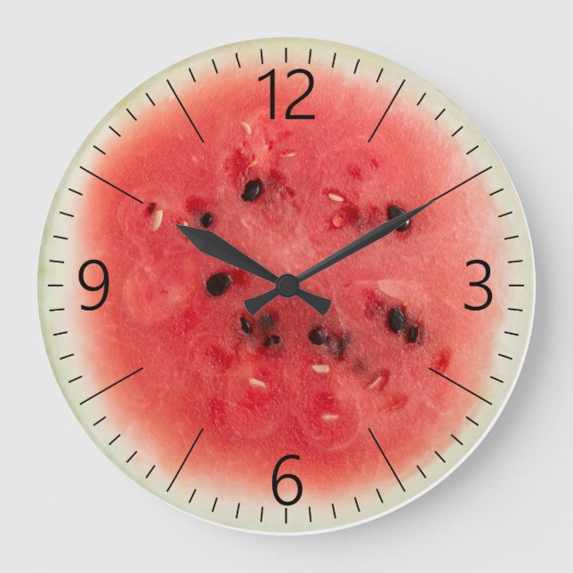 Reloj Redondo Grande Sandía (Anverso)