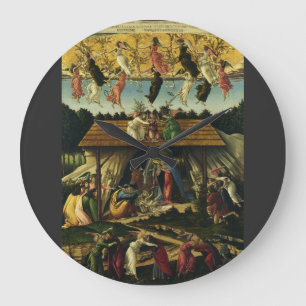 Reloj Redondo Grande Sandro Botticelli - La Natividad Mística – Arte Fi