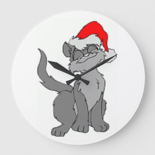 RELOJ REDONDO GRANDE SANTA CAT (Anverso)