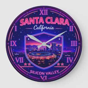 Reloj Redondo Grande Santa Clara California Silicon Valley 