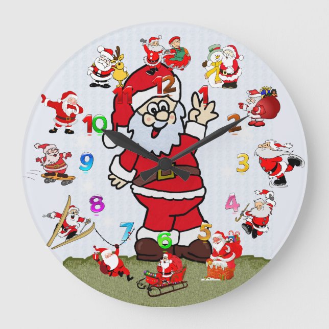 Reloj Redondo Grande Santa Clock (Anverso)