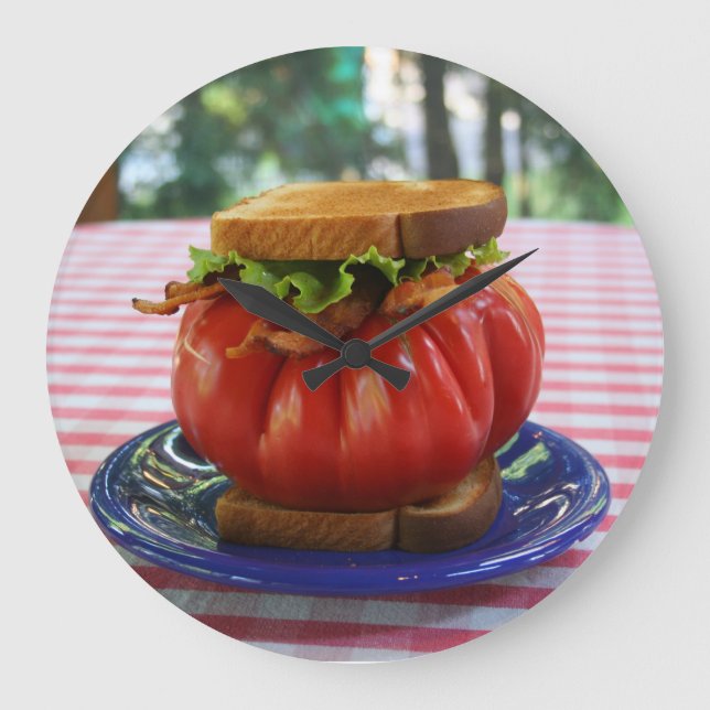 Reloj Redondo Grande ¡Santo Tomate! (Anverso)