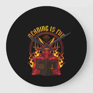 Reloj Redondo Grande Satanic Pagan Goat Premium