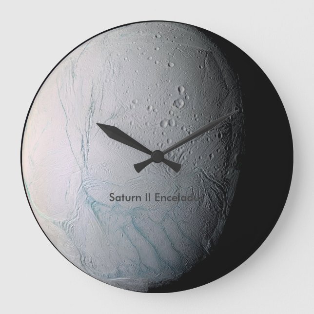 Reloj Redondo Grande Saturn II Enceladus (Anverso)