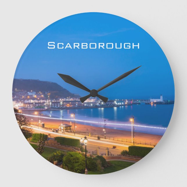 Reloj Redondo Grande Scarborough South Sands (Anverso)
