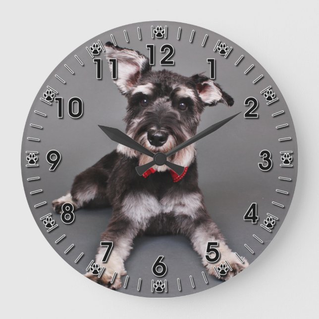 Reloj Redondo Grande Schnauzer - Tom Dooley (Anverso)
