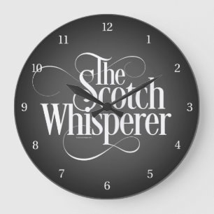 Reloj Redondo Grande Scotch Whisperer