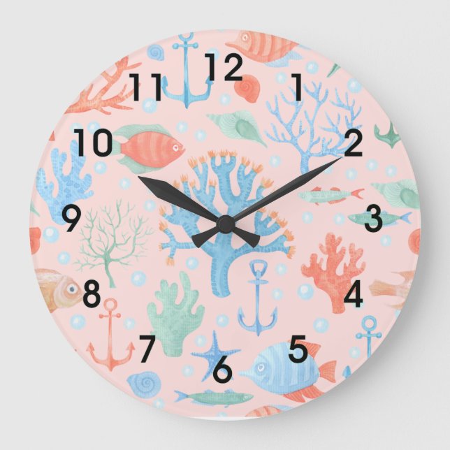 Reloj Redondo Grande Sealife (Anverso)