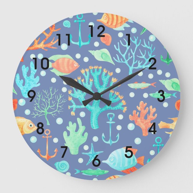 Reloj Redondo Grande Sealife (Anverso)