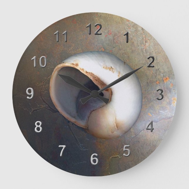 Reloj Redondo Grande Seashell (Anverso)