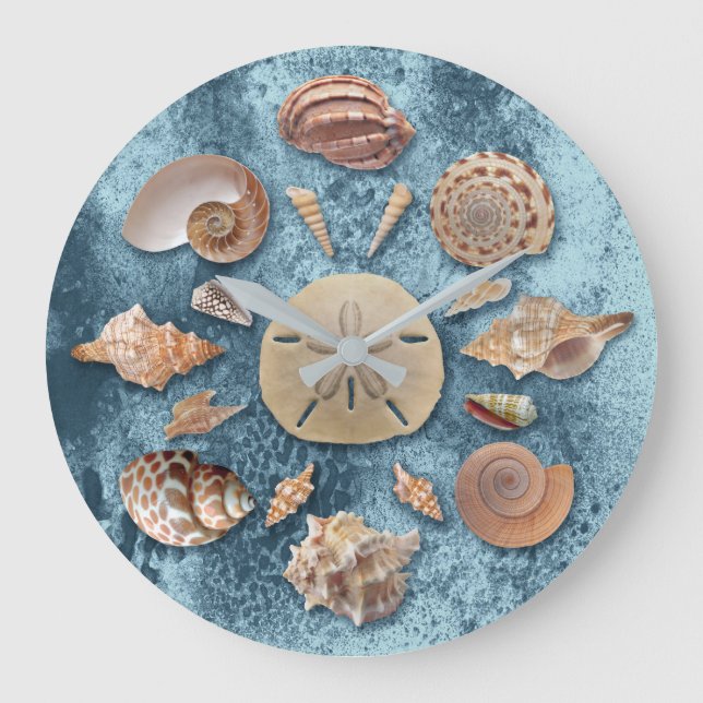 Reloj Redondo Grande Seashells Collection Mandala (Anverso)