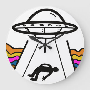 Reloj Redondo Grande Secuestro de nave espacial alienígena UFO