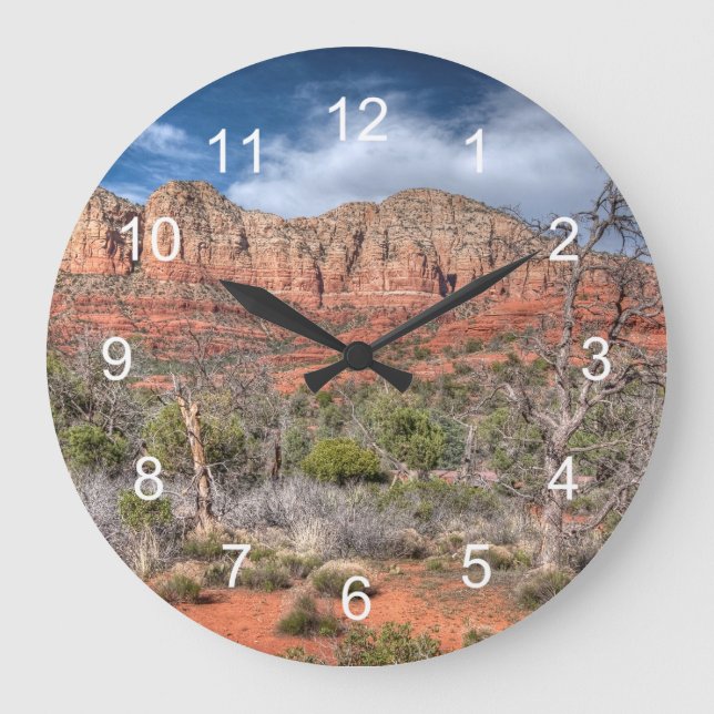Reloj Redondo Grande Sedona Arizona red rock landscape (Anverso)