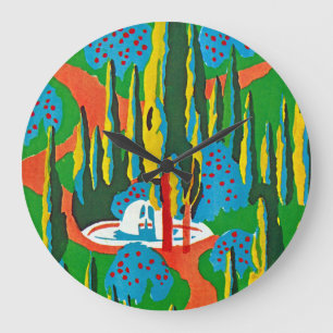 Reloj Redondo Grande Seguy's Art Deco #6 en Emporio Moffa