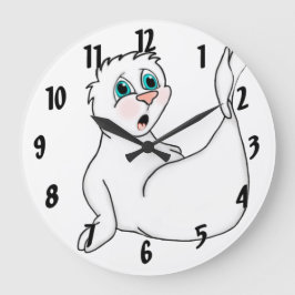 Reloj Redondo Grande Sello sorprendido