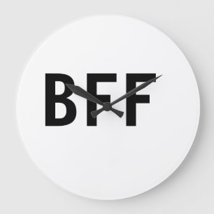 Reloj Redondo Grande Sencillo minimalista BFF mejores amigos familia no