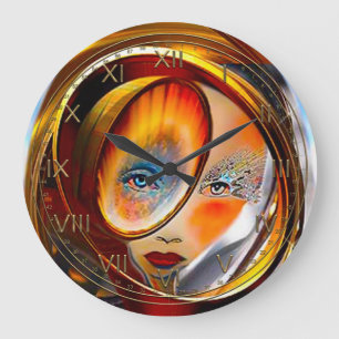 Reloj Redondo Grande Señora Solar