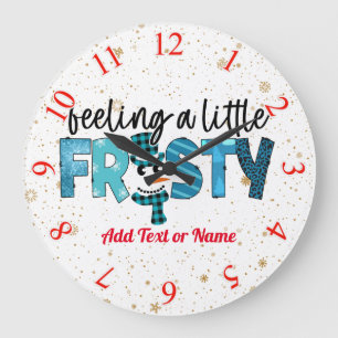 Reloj Redondo Grande Sensación De Un Personalizar Un Poco Frío