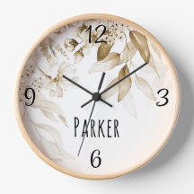 Sepia Baby Nursery Arte Holandés Watercolor Floral