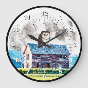 Reloj Redondo Grande Ser de día y de noche