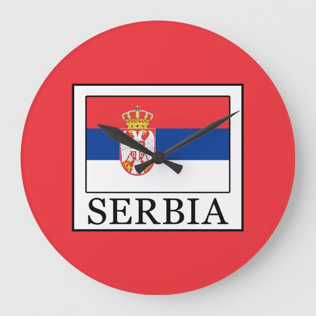 Reloj Redondo Grande Serbia (Anverso)
