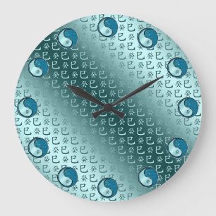 Reloj Redondo Grande Serpiente de Agua