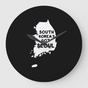 Reloj Redondo Grande Seul conseguida de la Corea del Sur