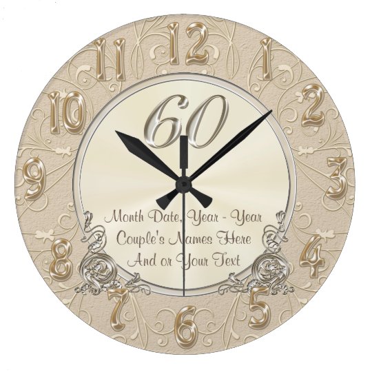Reloj Redondo Grande Sexagésimos regalos personalizados del