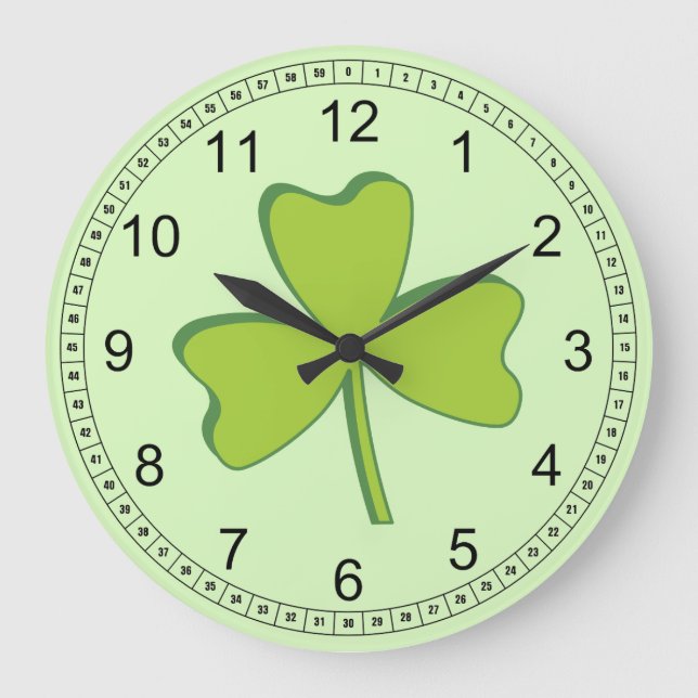Reloj Redondo Grande Shamrock (Anverso)