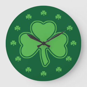 Reloj Redondo Grande Shamrock