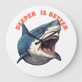 Reloj Redondo Grande Shark  Clock